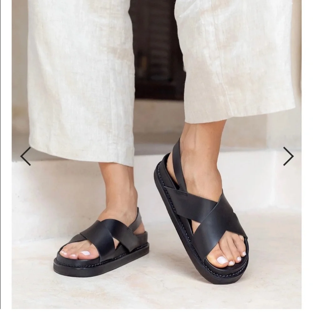 Liberte Capri chunky sandals size 38/7 - Picture 4 of 11